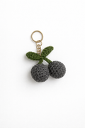 Gray Cherry Keychain